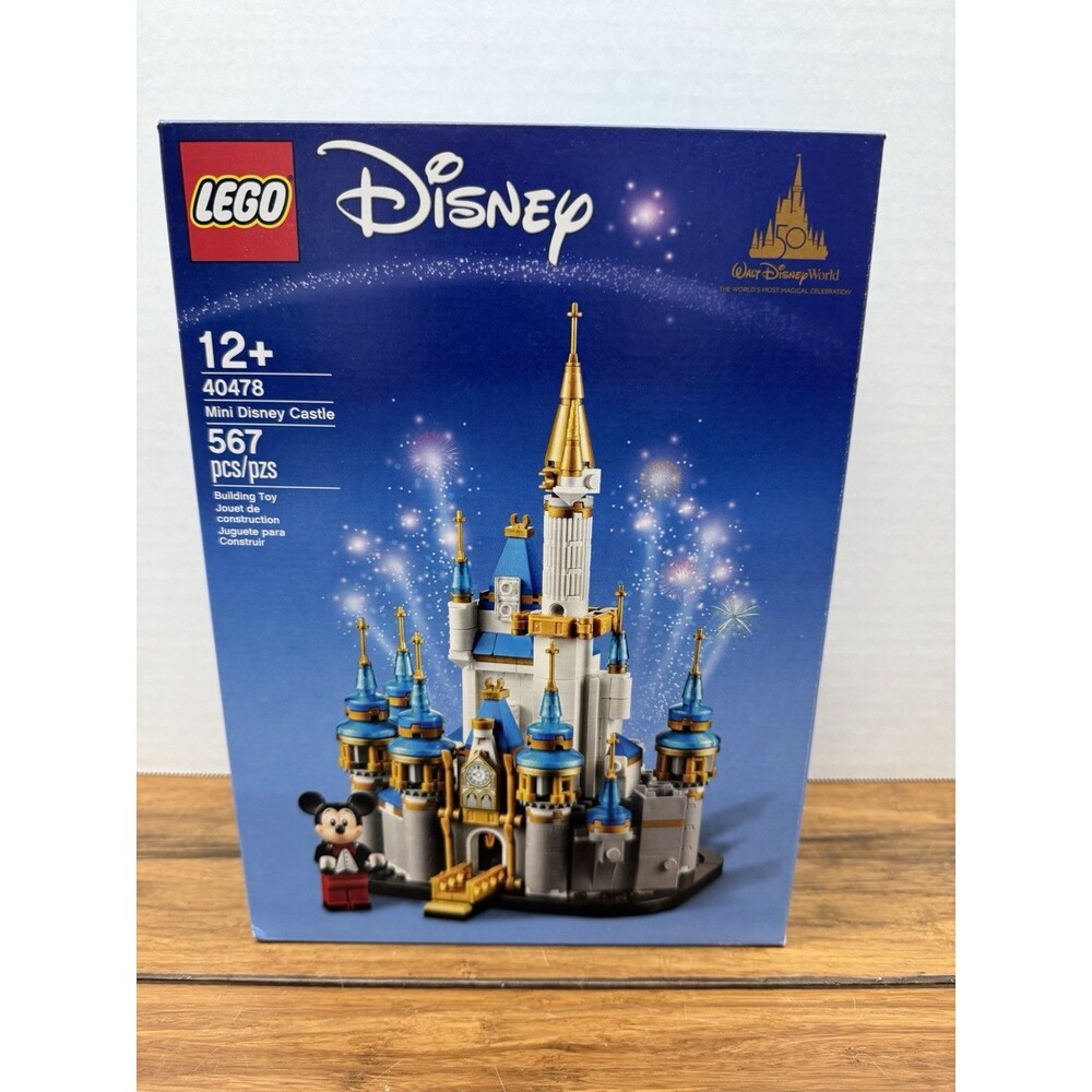 New LEGO Walt Disney World 50th Anniversary Mini Castle Mickey 40478